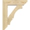 Ekena Millwork Balboa Slat Rough Sawn Bracket w/ Offset Brace, Douglas Fir, 6"W x 20"D x 24"H BKT0604X20X24BOA06RDF - alternate 4